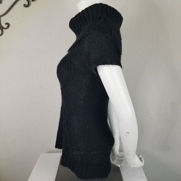 La Classe‎ Couture Black Acrylic Cowl Neck Sweater Size S - Picture 2 of 8